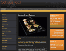 Tablet Screenshot of octopusfood.com